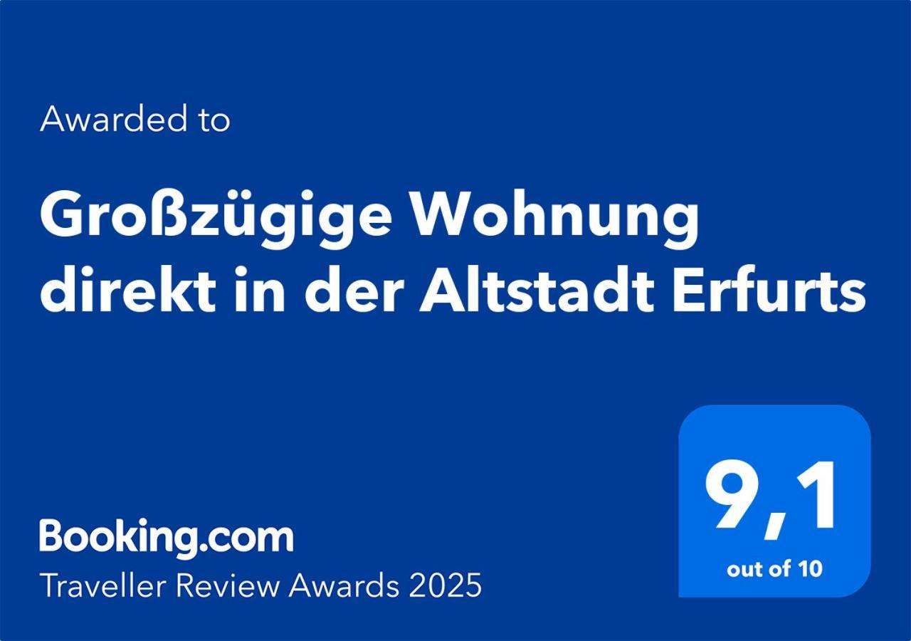 Grosszuegige Wohnung Direkt In Der Altstadt Erfurts Extérieur photo